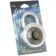 Lynx Combination Padlock 2 Inch, 1 Count (LOCK)