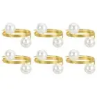 20Pcs Napkin Rings, Table Napkin Holders Buckles for Decorations, Gold