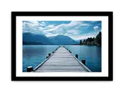 Calm Jetty Framed Print
