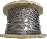 Stainless Steel G316 Marine Wire Rope Cable Balustrade 7 x 7-3.2mm x 200 meter roll