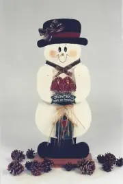 Stanley - 27" Tall Snowman Pattern from J & J Crafts Designed by Julie Kruger