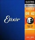 Elixir Nanoweb 09-42 Nickel Plated Electric Guitar Strings (3 Sets)