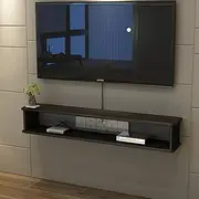 Wall Mounted TV Cabinet Wall Shelf Floating Shelf Entertainment Unit TV Stand TV Console Set top Box Router Gaming Shelf Wall Mount Corner Shelves Wall Cabinet Wall Unit Decor Utility Shelve