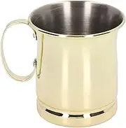 400 ML Copper Moscow Mule Glasses Set of, Handcrafted Copper Mugs, Stainless Steel Cocktail Glasses, Vintage for Mixed Drinks, Party, Beer (Gold)