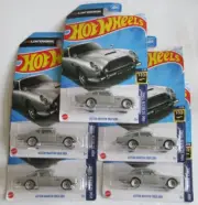 Set of 5 Hot Wheels HW SCREEN TIME 7/10 Aston Martin 1963 DB5 107/250 C78
