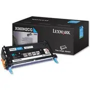 Lexmark X560H2CG CYAN TONER YIELD 10,000 PAGES FOR X560