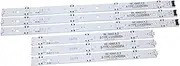 BGBLKLGPPN 6 PCS LED Backlight Strip Compatible with LG 43UJ6300 43UK6300PUE LC43490087A LC43490088A LC43490077A LC43490078A SSC_43UJ63_A TV Light Strip
