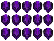 5 New Sets Harrows Plexus Standard Dart Flights - Ships w/ Tracking - Purple