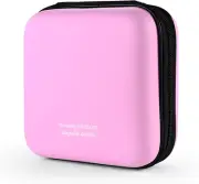 CD Case - 48 Capacity EVA Protective Blu-Ray DVD Holder, Portable Zipper Disc St