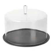 Costa Nova Set Plate with Glass Dome