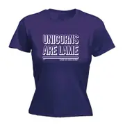 Animal Unicorns Are Lame Snoe - Funny Novelty Womens T-Shirt T Shirt Tshirt