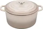 Enameled Cast Iron Dutch Oven Pot with Lid, for Sourdough Bread Baking, Round Du