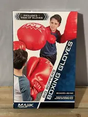 New Big Boppers Giant Inflatable Boxing Gloves 1 Pair Toy Punching UFC WWE