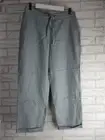 Regatta womens pants light blue 8 new linen mix straight leg