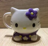 在飛比找Yahoo!奇摩拍賣優惠-Hello Kitty日本北海道小樽銀之鐘咖啡杯 Hello