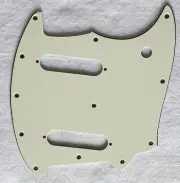 Fits Fender OffSet Series Mustang Guitar Pickguard Scratch Plate,3 Ply parchment