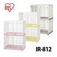 在飛比找momo購物網優惠-【IRIS】移動式精緻塑鋼雙層貓籠(IR-812)