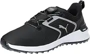 Golf Ignite Innovate Disc 379209 Men's Golf Shoes, Puma Black/Puma White, 28.5 cm