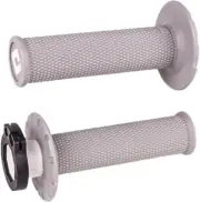 ODI Motocross V2 MX Lock-On No Waffle Grips Gray Made in USA H36NWG