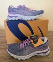 ASICS Women’s Gel-Nimbus 24 Size 8 Twilight Blue/White 1012B370-400. Free Ship.