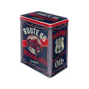 Nostalgic-Art Tin Box Large Route 66 Motor Oil