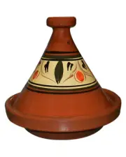 Moroccan Cooking Tagine Tajine 100% Handmade Lead Free Clay Cook-wear Small 8"
