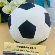 18Cm Congratulation Graduation Soccer With Pen Signature Message Wish Guestbook