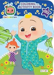 Bendon CoComelon Coloring and Activity Book | 64 Shaped Pages | Over 30 Stickers | Officially Licensed