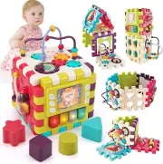Baby Toys 12 to 18 Months 11 in 1 Activity Cube Busy Learning Baby Musical Toy