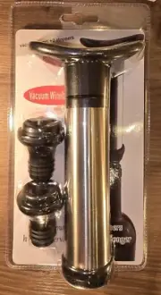 Wine Saver Vacuum Pump with Two Stoppers