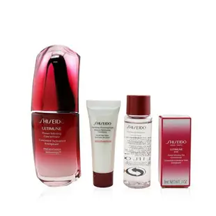 資生堂 Shiseido - Skin Defense Program 套裝: Ultimune Power Inffusion Concentrate 50ml +潔面泡沫15ml +軟化劑30ml +眼部濃縮液3ml