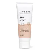 Natio Sun Clear Zinc Mineral Sunscreen SPF 50 100g