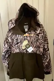 DRAKE MST EQWADER DELUXE 1/4 ZIP WITH HOOD BLADES SIZE XL NEW WITH TAGS