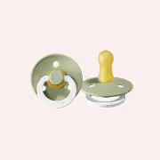 Night Glow Dummy Duo - Sage by Bibs Dummies | the memo