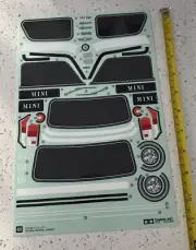 Vintage Tamiya 58163 Rover Mini Copper 94 Monte-Carlo Decal sheet M01/M03/M05 W