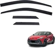 OAD4X4 Weathershields Compatible with Toyota CHR CH-R 2024-Onwards, Injection Weather Shields Window Visors Wind Deflectors Sun Rain Guard 4PCS Set