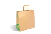 Biopak Bags Paper Medium With Flat Handle Recycled (fsc) 200 Pack Carton
