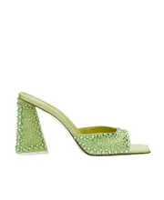 The Attico Mini Devon Embellished Mules 35,36,37,36.5 Green