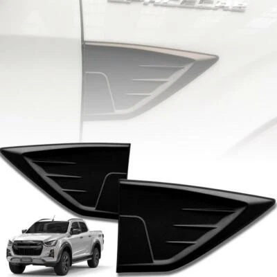 Side Vent Cover Matte Black For Isuzu Dmax D-max Pickup Holden Rodeo 2020-2021