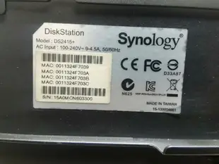 Synology群暉ds2415 12盤位nas 正常使