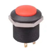FPAR3B1462X0X APEM Red Off-(On) Momentary Push Button Switch Round 24.2mm DPST