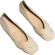 [Letuwj] Spring Style Women's Soft Sole Flat Shoes - Gentle and Comfortable Low-Cut Flats for Ladies