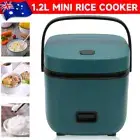 1.2L Electric Mini Rice Cooker Portable Non-Stick Cook 3 Cups Household Cooking