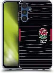 Head Case Designs Officially Licensed England Rugby Union Away 2022/23 Crest Kit Gel Case [Military Grade Protection] Compatible with Samsung Galaxy A15
