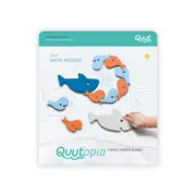 Quut Quutopia Shark Animal Bath Puzzle/Shower Water Play Toys for 10m+ Kids