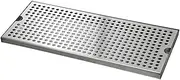 Kegerator Beer Drip Tray, Stainless Steel Drip Tray, Removable Receiving Tray for Home Bar, No Drain