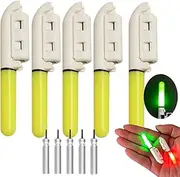 5pcs Fishing Rod Light,RodT/IP Li/ghts for Night Fis/Hing,Fis/Hing Ro/d T/IP Li/GHT Set,Fis/Hing Bite Alarm Ro/d Tip Lig/hts for Ni/GHT Fishing,Sea Fishing R/od Tip Night Lights,Accessories Glow Tips