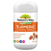 Natures Way Superfoods Tumeric 1000Mg 60 Tabs