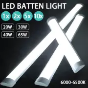 1-10 PCS LED Slim Ceiling Batten Light Daylight 60 90 120CM 6500K 4FT Coolwhite