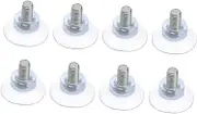 DOITOOL Thickened PVC Suction Cups 8 Pack Furniture Suction Cups Anti-Collision Sucker Pads
